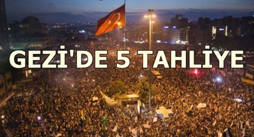 'Gezi parkı' soruşturmasında 5 tahliye 