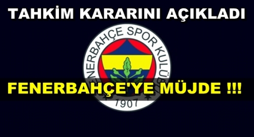 Tahkim Kurulundan Fenerbahçe'ye Müjde !!!