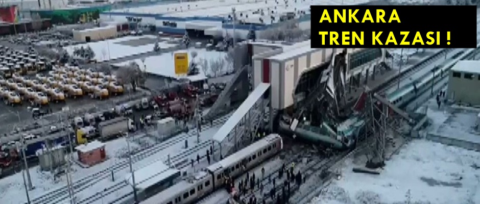 Ankara'da Tren Kazası !