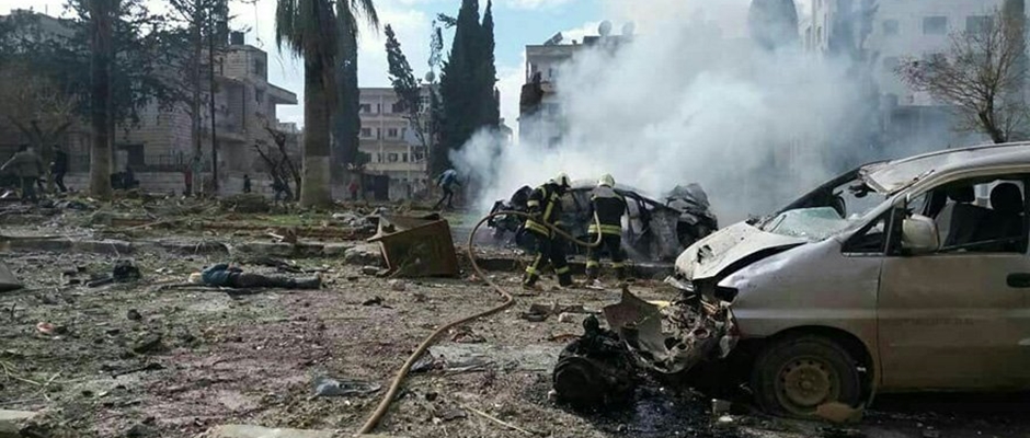 Suriye'de Gerilimi Azaltma Bölgesinde İki Bomba Yüklü Araç Patladı
