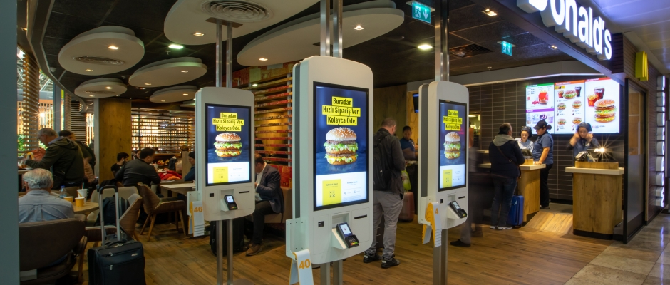 McDonald’s Dijital Sipariş Ekranları